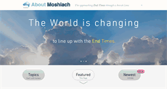 Desktop Screenshot of aboutmoshiach.com