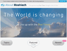 Tablet Screenshot of aboutmoshiach.com